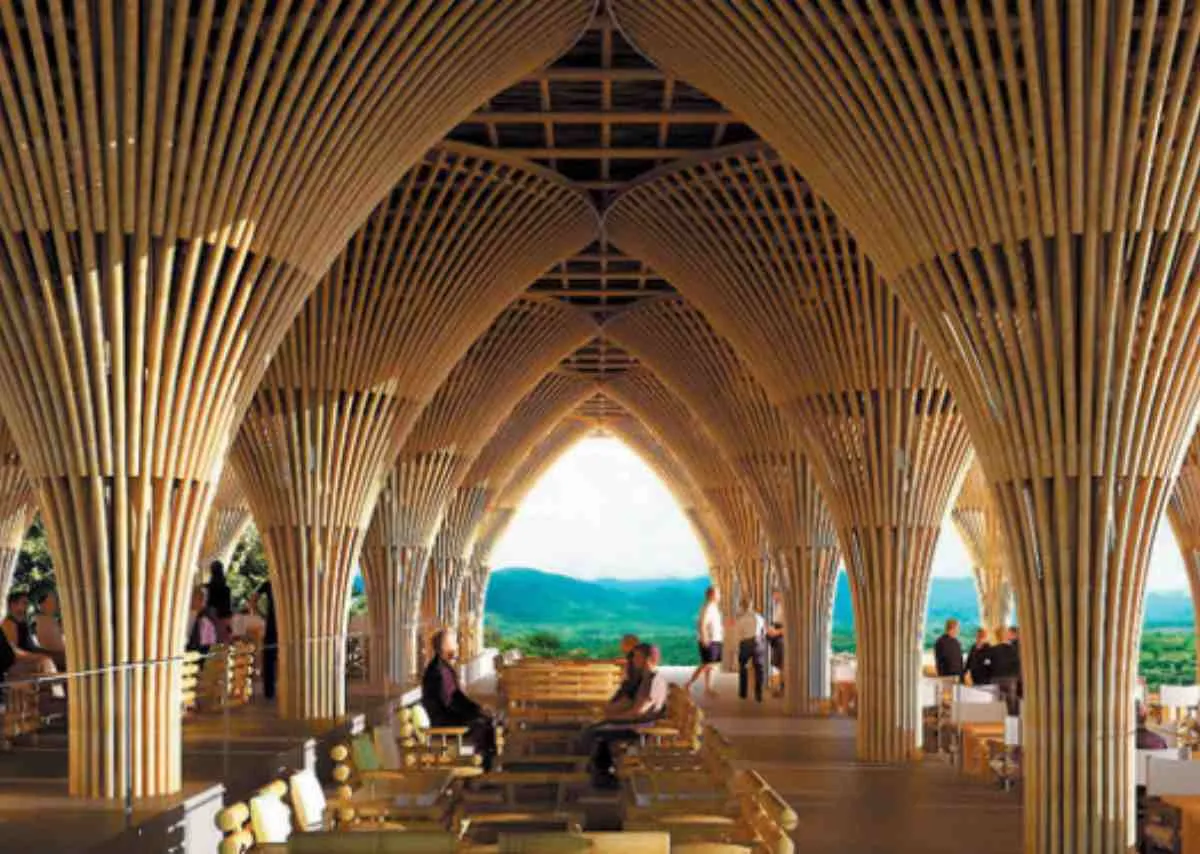 Tre, nứa trở thành nhịp thở văn hóa trong kiến trúc hôm nay