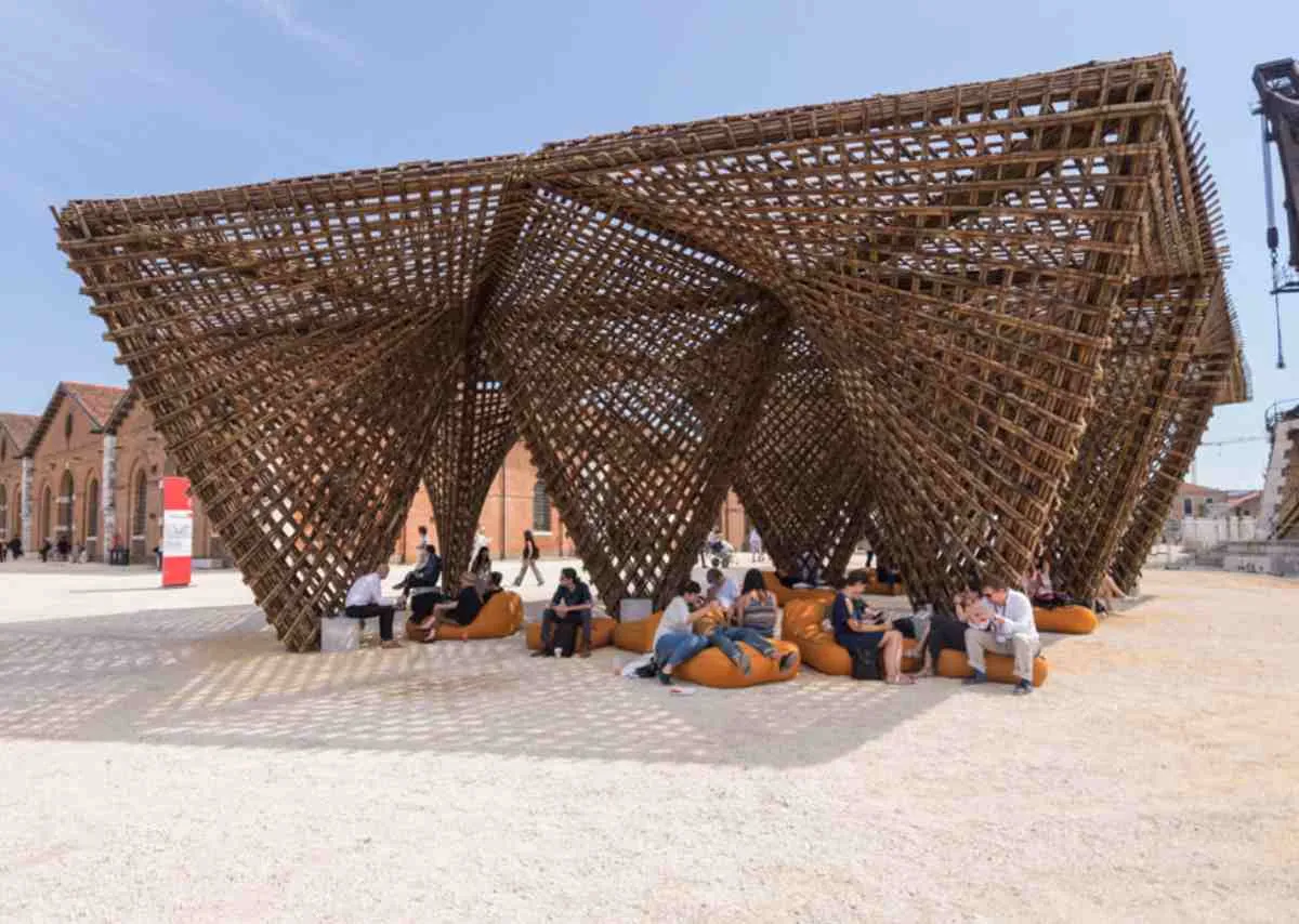 Tre, nứa trở thành nhịp thở văn hóa trong kiến trúc hôm nay