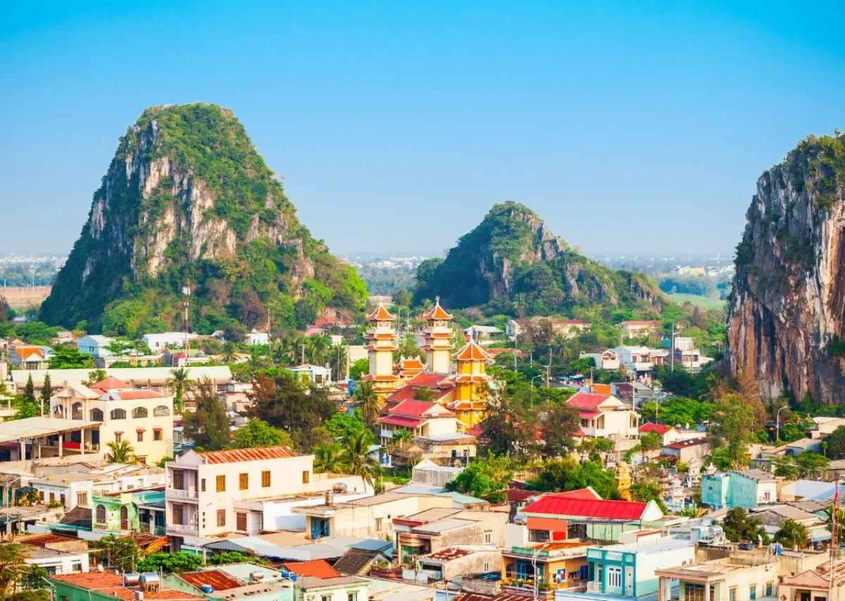 Ngũ Hành Sơn nhìn từ trên cao