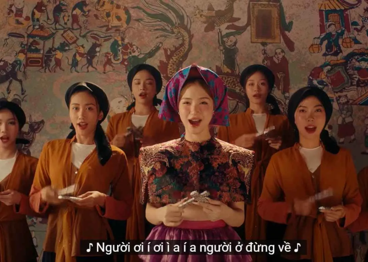 làng tranh đông hồ xuất hiện trong MV âm nhạc 